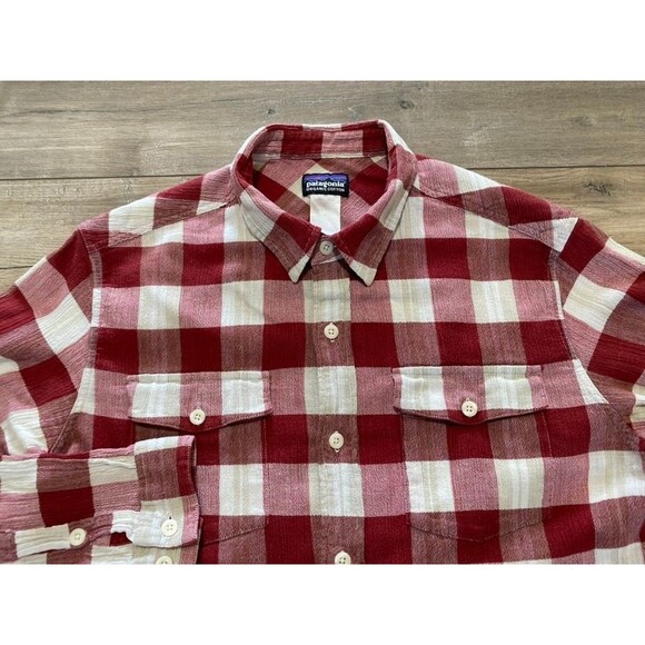 Patagonia Long Sleeve A/C Steersman Mens Small Button Up Shirt Puckerware - Picture 2 of 9